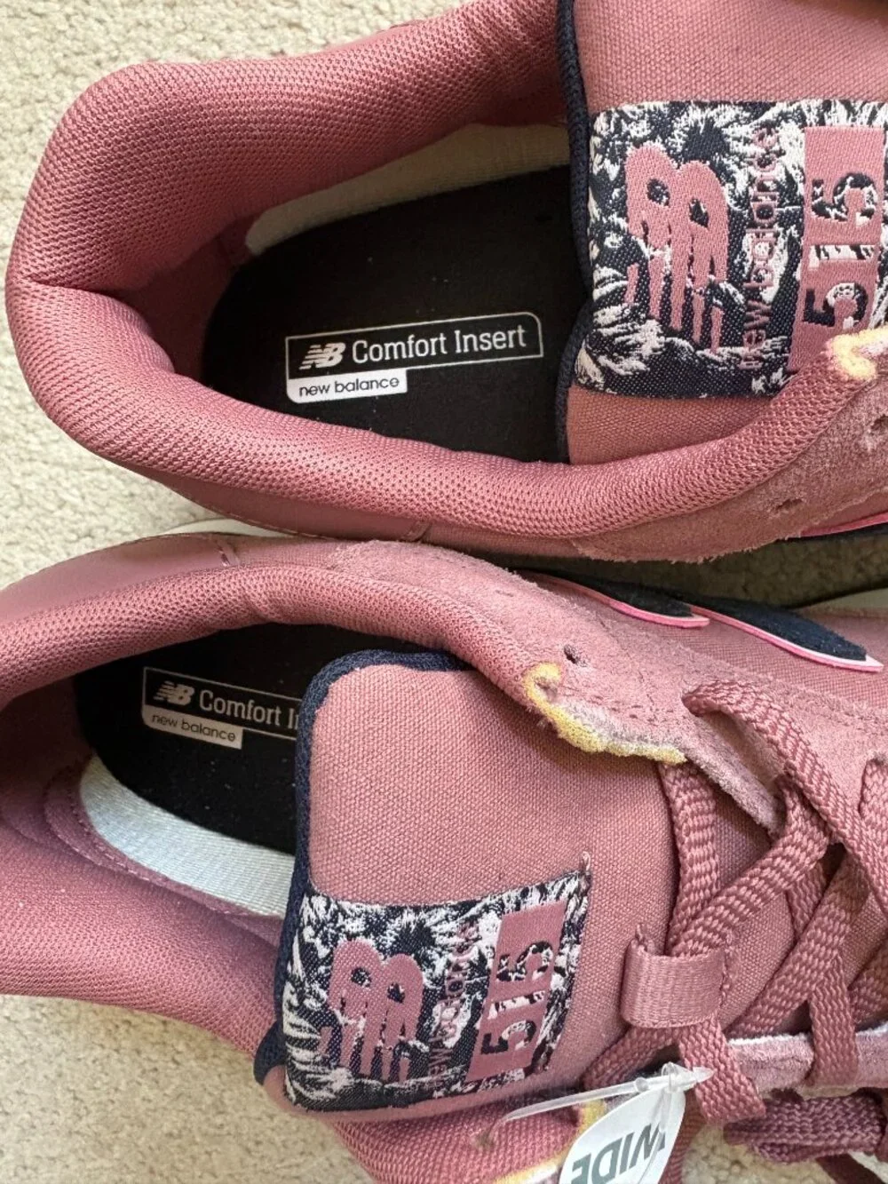 New Balance 515 Women's Running Shoes Size 12W Mauve Pink Suede WL515FBK NWT